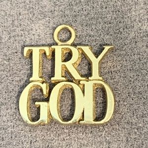 Try God Tiffany&Co pendant 14k